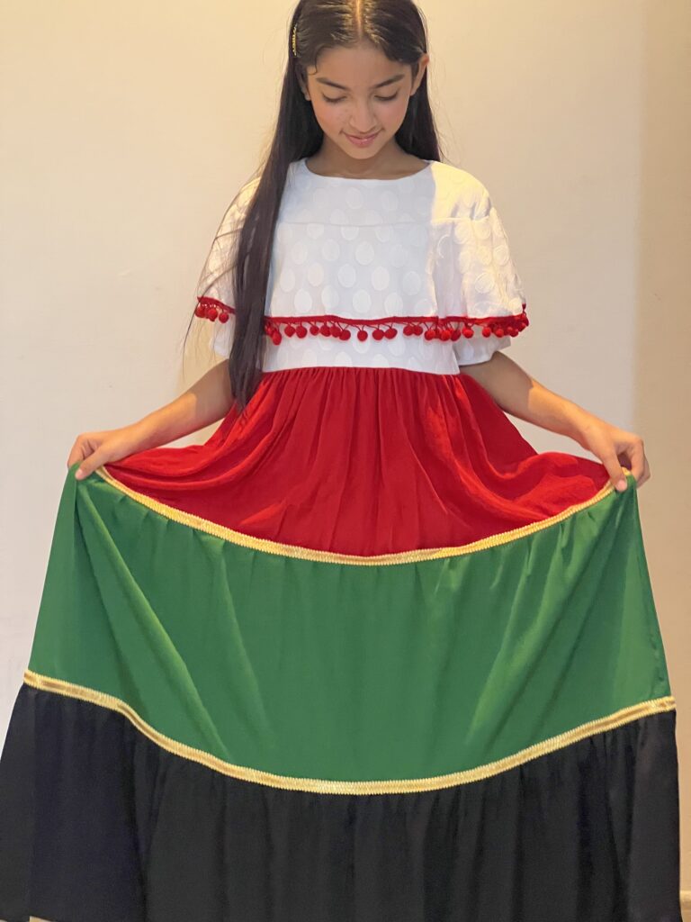 Tailoring Of UAE National Day Flag Dress