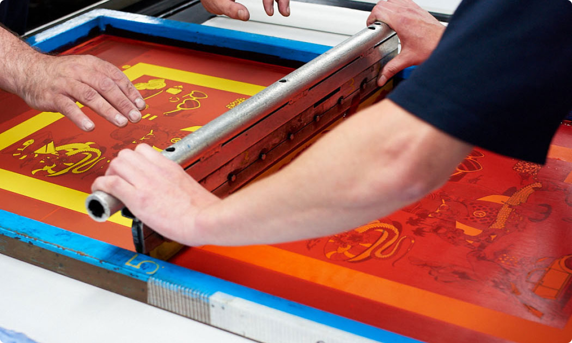 Lamora Tailoring Factory Screen Printing