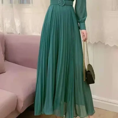 Accordion Pleats Straight