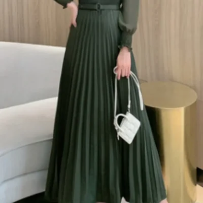 Accordion Pleats Straight