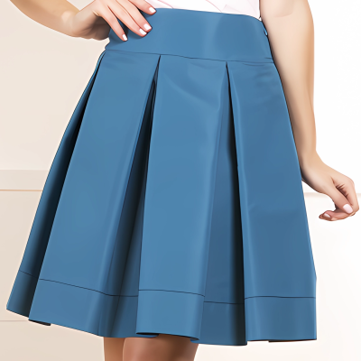 Box Pleats Straight Lamora