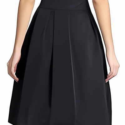 Box Pleats Straight Lamora
