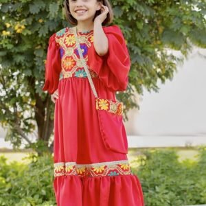 A beautiful Girls Traditional Dress from Lamora Tailoring Factory.